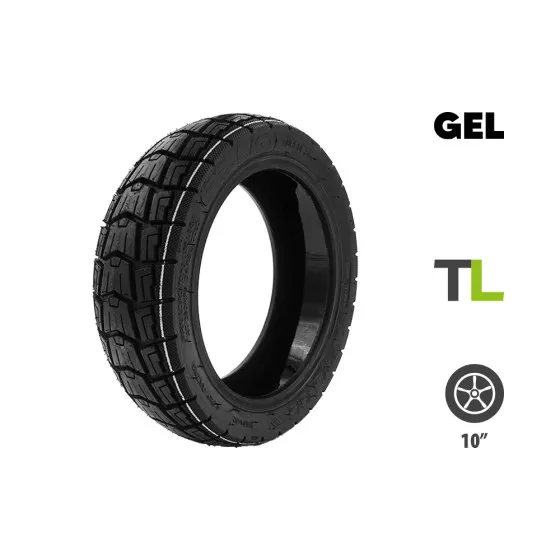 [PN-134] Pneu 10x2.75-6.5 Tubeless + gel anti crevaison