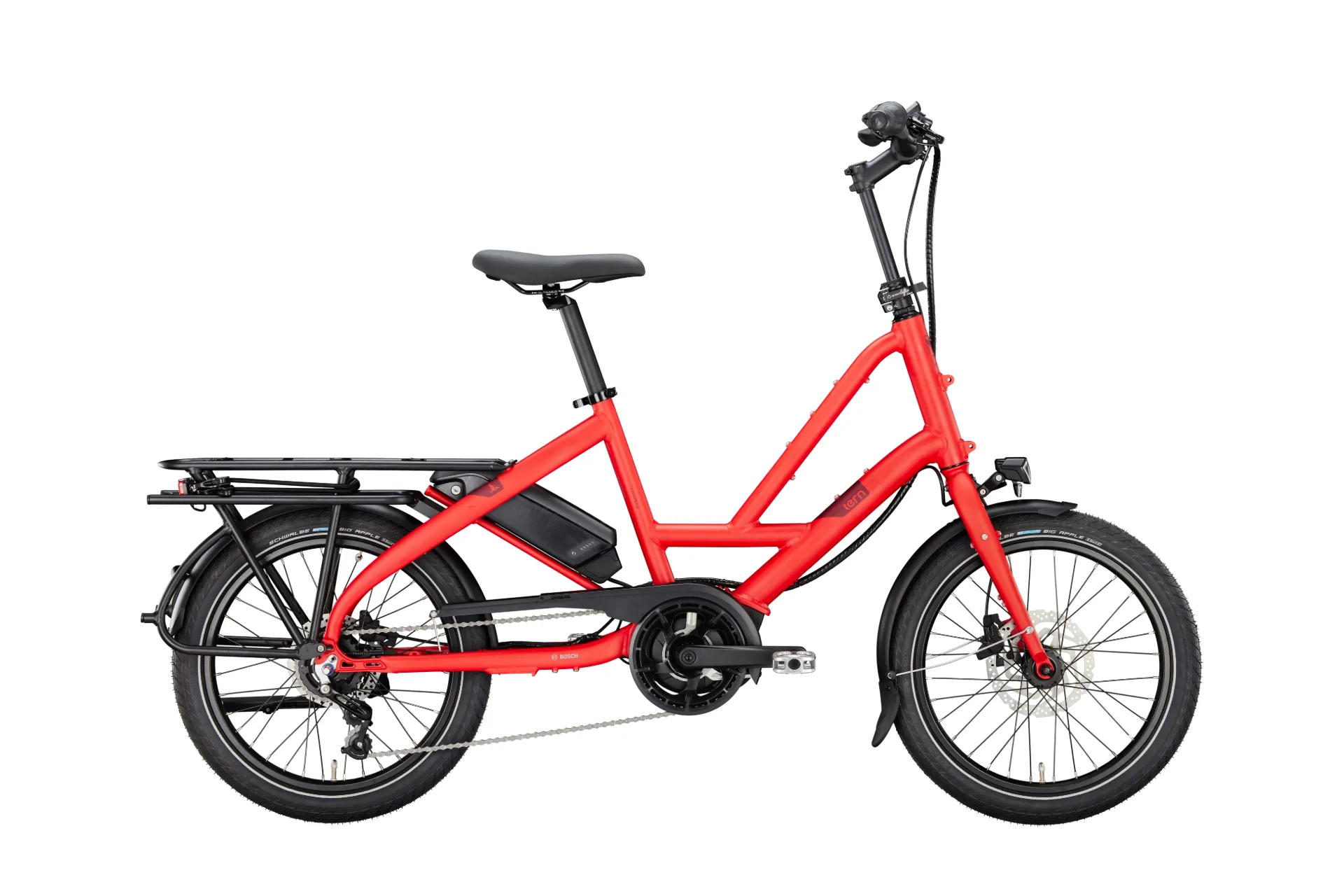[QH.0001] Tern Quick Haul P5i - Nexus 5 Chaine - 400 Wh BOSCH Performance Line (Black / Nimbus)