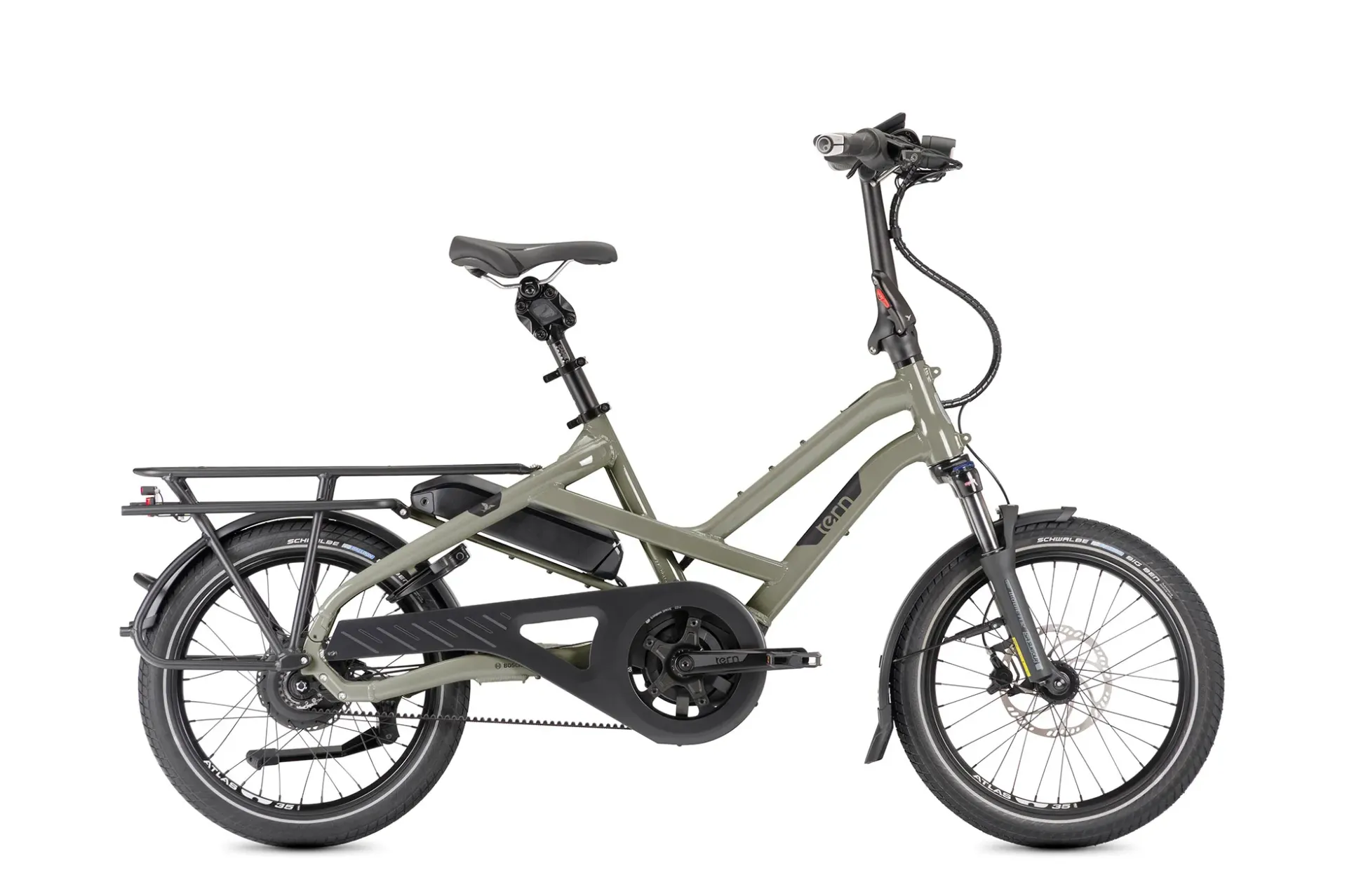 Tern HSD S00 - Enviolo HD Courroie - 545 Wh - BOSCH Performance Line - Smart system (Dark Sage / Dark Grey)