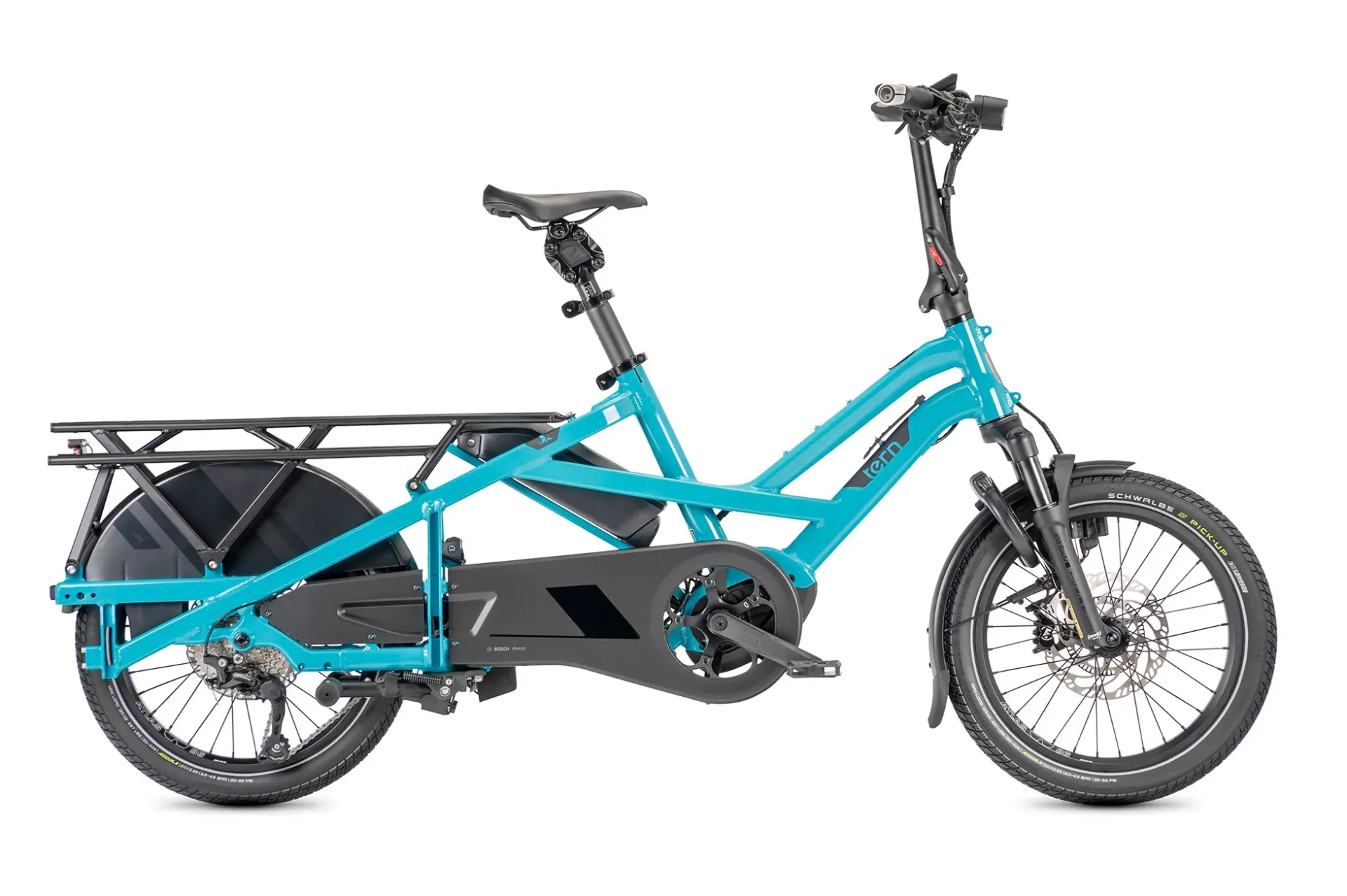 Tern GSD S10 - ABS Deore 10V - 545 Wh - BOSCH Cargo Line - Smart system (Satin Black / Light Grey)